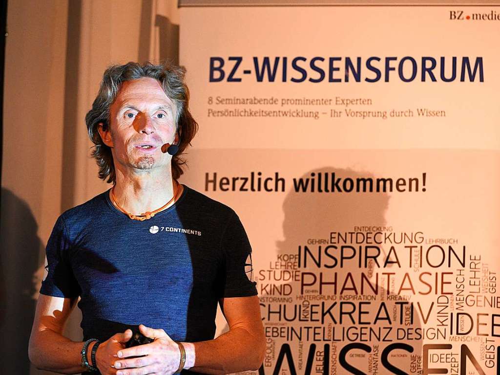 Norman Bcher beim BZ-Wissensforum