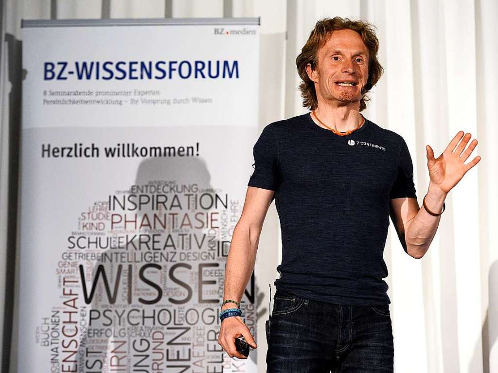 Norman Bcher beim BZ-Wissensforum