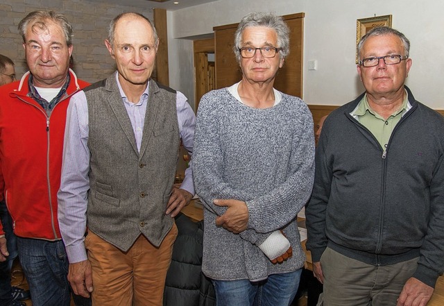 Der Vorstand (von links): Bernhardt G...him Ott und Vorsitzender Bernhard Ihle  | Foto: Olaf Michel