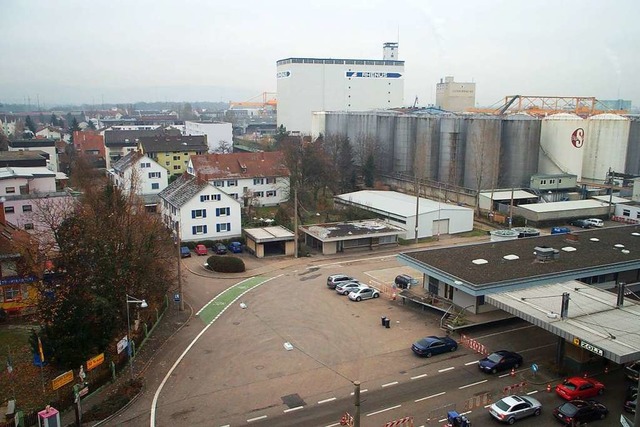 Die Tanks reichten bis an die Wohnbebauung in Friedlingen heran. (Archivfoto)  | Foto: Frey