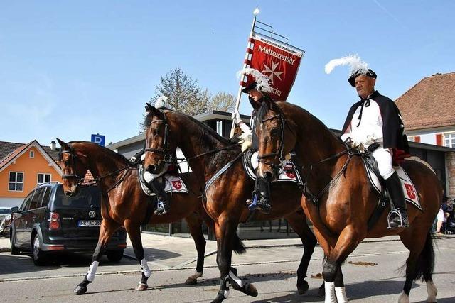 Nur 38 Reiter kommen zum traditionellen Georgsritt nach Ehrenkirchen
