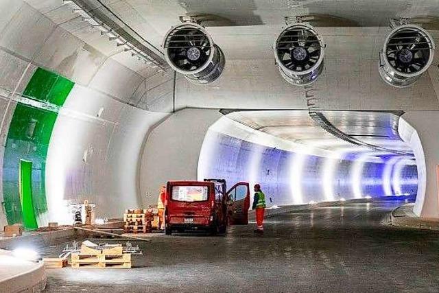 Pnktlich fertig und billiger als geplant: Der neue Tunnel am Rheinfall