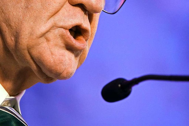 Einer der bekanntesten Dialektsprecher: Winfried Kretschmann.  | Foto: dpa