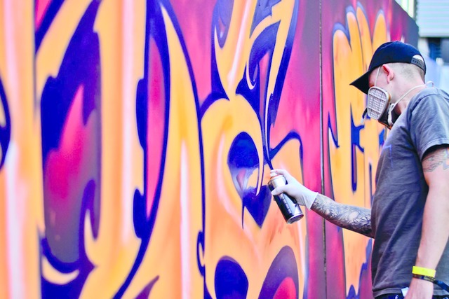 Graffitifreunde kommen mit dem bunten Messeprogramm ebenfalls auf ihre Kosten.  | Foto: Andreas Kaiser