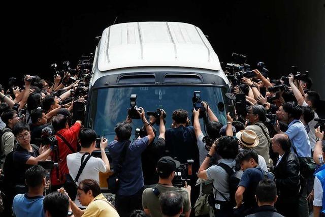 Vier Anfhrer von Hongkongs Demokratiebewegung mssen ins Gefngnis