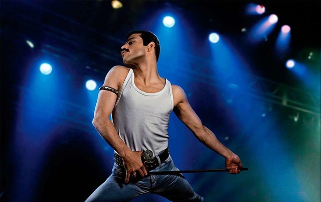 Rami Malek spielt Queen-Frontmann Freddie Mercury.  | Foto: dpa