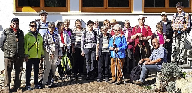 <BZ-FotoAnlauf>Schwarzwaldverein: </BZ...ertingen haben die Region besichtigt.   | Foto: Privat