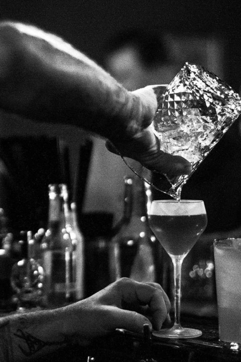 Die Karte der Angels&#8217; Share Bar ... die Handschrift der Barkeeper tragen.  | Foto: Privat