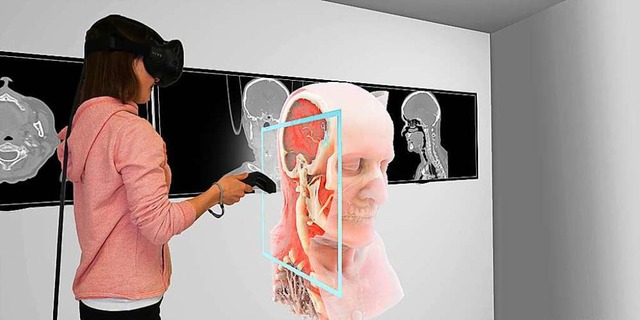 Virtuelle Realitt ermglicht den Blick ins Innere des Menschen.  | Foto: Universitt Basel, Department of Biomedical Engineering