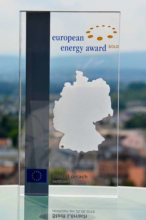 Lrrach trgt den European Energy Awar...eht es nicht ohne privates Engegament.  | Foto: Nikola Vogt