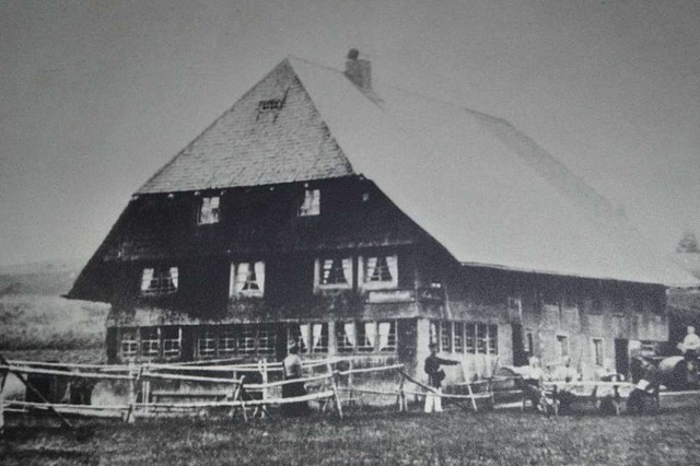 Das Gasthaus  im Jahr 1884  | Foto: Liane Schilling