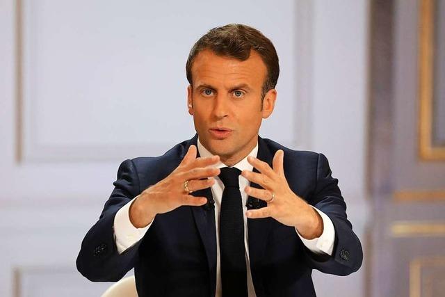 Frankreichs Staatschef Macron verspricht Steuersenkungen