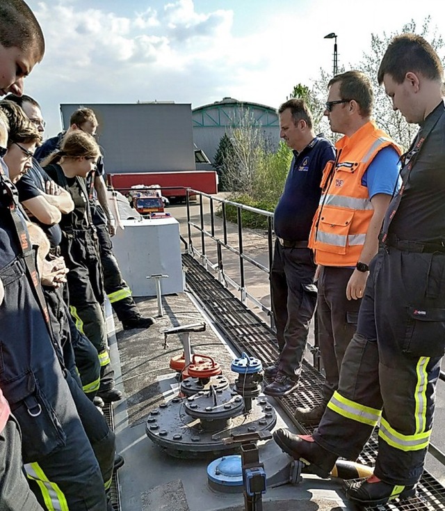 Was ist zu tun? bung am Ausbildungszug  | Foto: Feuerwehr Kenzingen