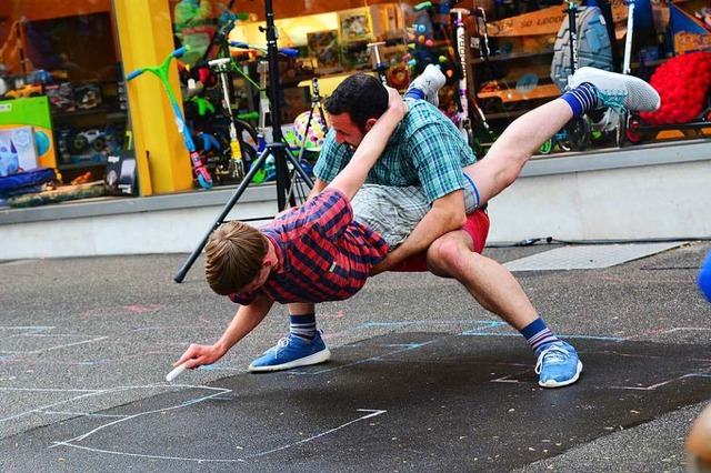 Performance beim Tanzfest Basel 2016  | Foto: Annette Mahro