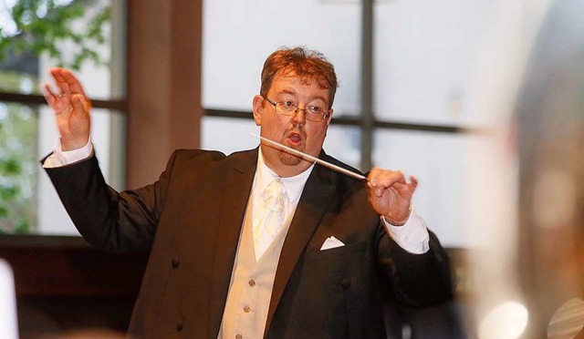 Johannes Kurz hat am vergangenen Samst... den Musikverein Kippenheim dirigiert.  | Foto: Sandra Decoux-Kone