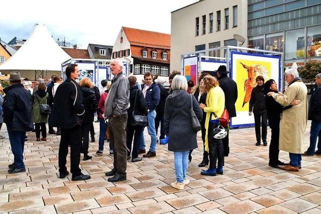 Kunstaktion fr Europa ist in Offenburg zu sehen