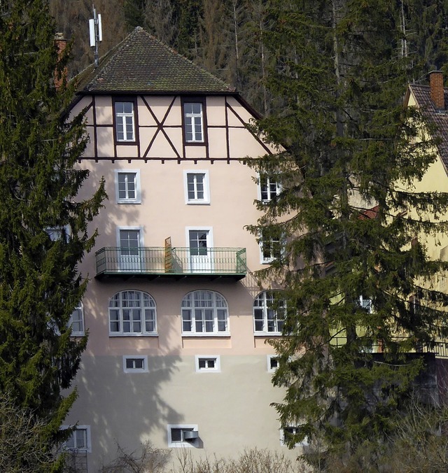 Das Haus &#8222;Schwarzer Adler&#8220;...esten Gebude der Sthlinger Altstadt.  | Foto:  Edelgard Bernauer