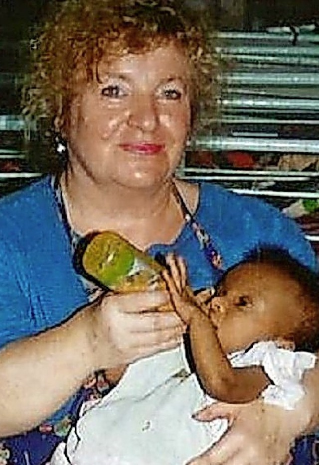 Maria Schmid mit Baby  | Foto: privat