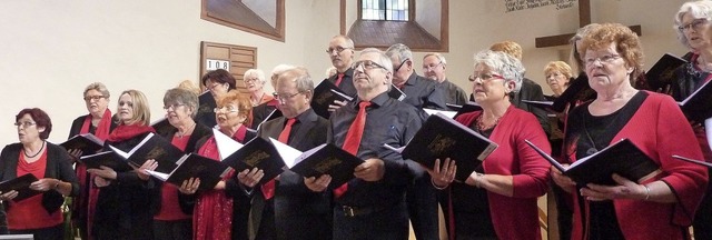 Chor und Kirche wurden zu einer Einhei...skonzert  des Nimburger Gesangvereins.  | Foto: Karlernst Lauffer