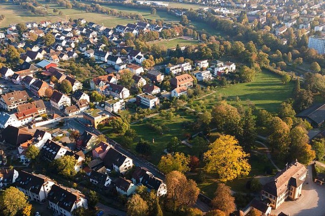 Der Freiburger Stadtteil Ebnet kann nur nach Osten wachsen.  | Foto: Michael Saurer