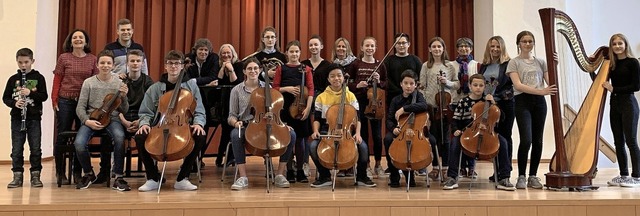 Die erfolgreichen Teilnehmerinnen und ...hmer der Stdtischen Musikschule Lahr   | Foto: Stadt Lahr