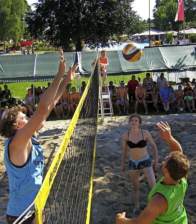 Spa beim Beach-Volleyball. Die Serie beginnt am 12. Mai.   | Foto:  Privat