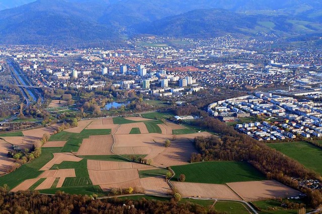 Im geplanten Stadtteil Dietenbach soll...nossenschaft gnstige Wohnungen bauen.  | Foto: Erich Meyer