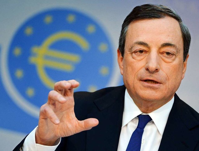 EZB-Chef Mario Draghi  | Foto: dpa