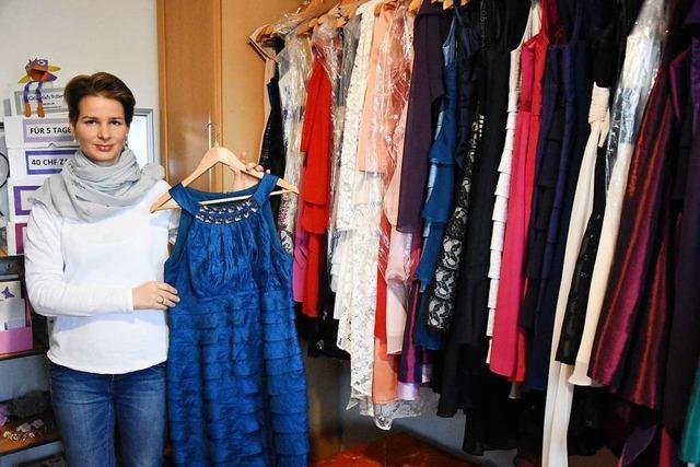 Iris Keller betreibt in Arlesheim einen Verleih für Abendkleider