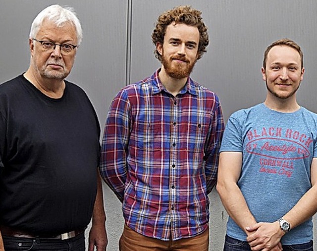 Bei der Jugendmusikschule wurde  Johan...drian King und Ulf Khner (von links).  | Foto: Sara Ghring