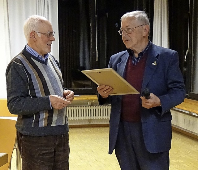 Der bisherige Prsident der befreundet...Schwarzwaldverein-Ortsgruppe Hohbhl.   | Foto: privat