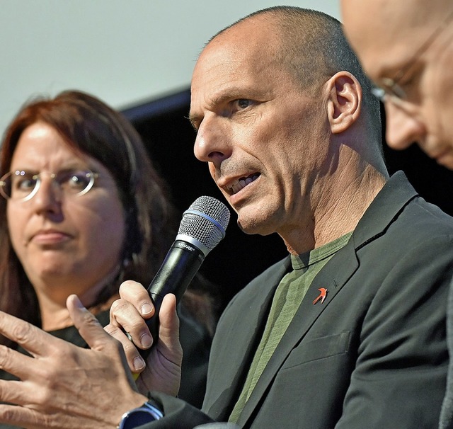 Yanis Varoufakis in Freiburg  | Foto:  bamberger