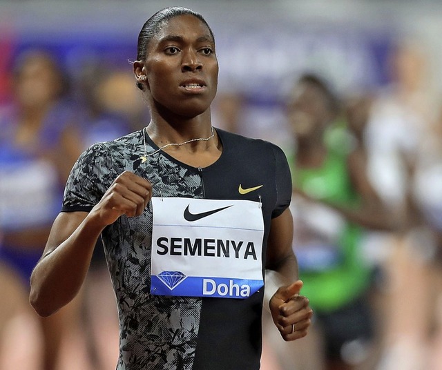 Muss fortan aufgrund einer neuen Regel...stosteron-Wert senken: Caster Semenya   | Foto:  AFP