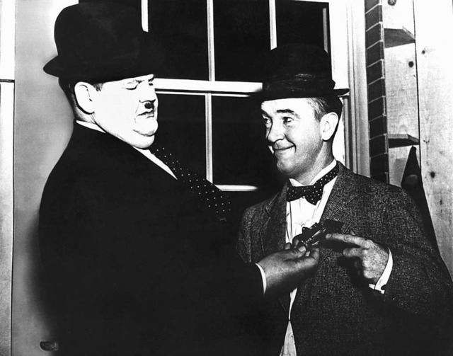 Oliver Hardy und Stan Laurel.  | Foto: dpa