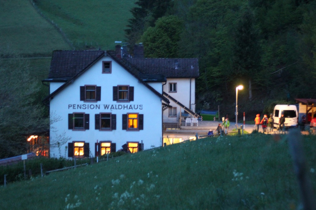Frhstck gibt's im ehemaligen Berggasthof Waldhaus.