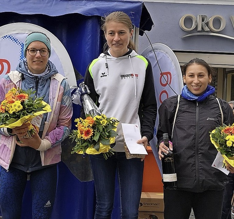 Siegen oder dabei sein: Bei den Frauen... Platz) und Jannis Gnther (3. Platz).  | Foto: Ralf Burgmaier