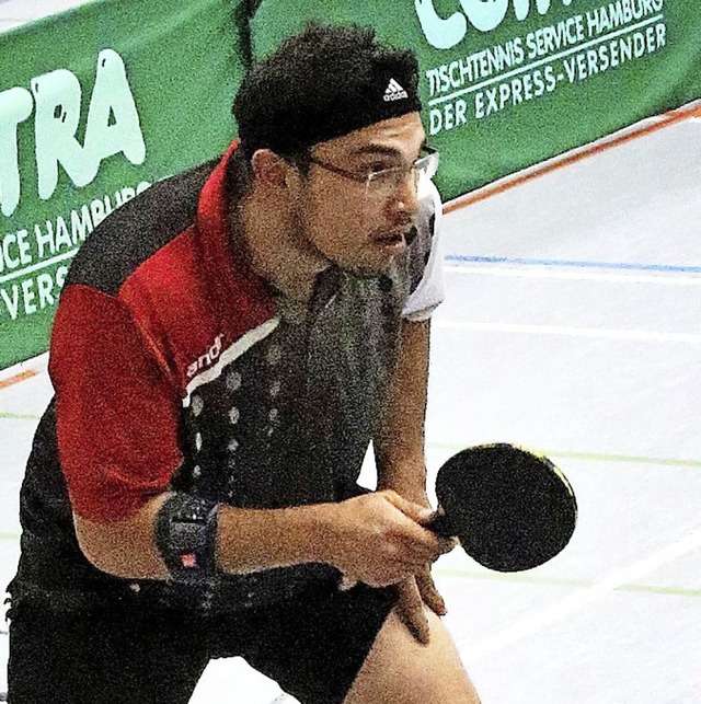 David Singh steigt mit dem TV Neustadt II in die Tischtennis-Kreisliga A I auf.   | Foto: maier