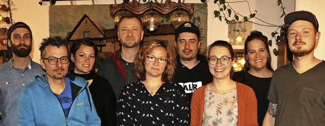 Der neue Vorstand  der Roli-Guggers (F...hren-Roli  (Foto rechts, von links).    | Foto: Irmgard Kaiser