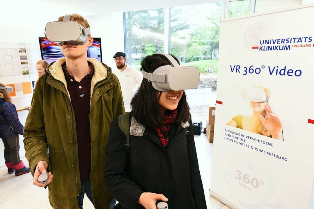 VR-Brillen machten Operationen zum Erlebnis.   | Foto: Rita Eggstein