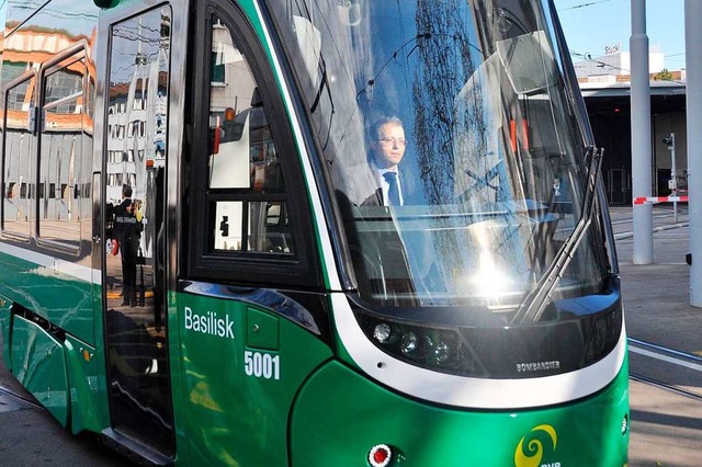 2014 wurde die erste Flexity-Tram ausg... 2018 hat die letzte  Basel erreicht.   | Foto: Gramespacher