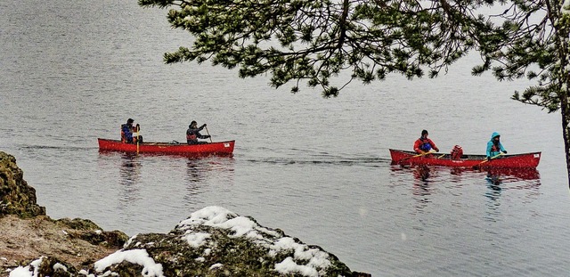 Der April war auch winterlich, wie hier am Schluchsee   | Foto: m.Zakoschek