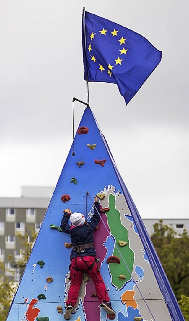 Europa ist bisweilen wie eine schwierige Kletterpartie.   | Foto: dpa