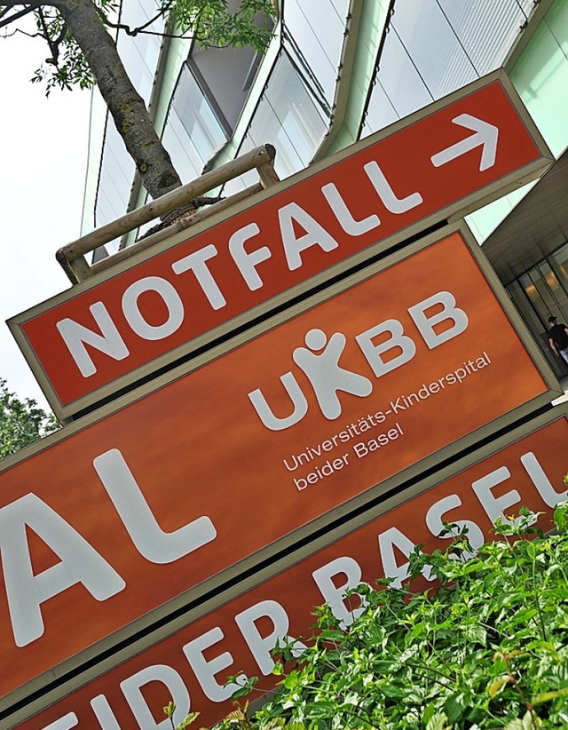 Der Eingang zum UKBB   | Foto: gra