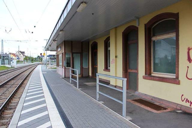 Kann im alten Bahnhof in Efringen-Kirchen eine Bar einziehen?