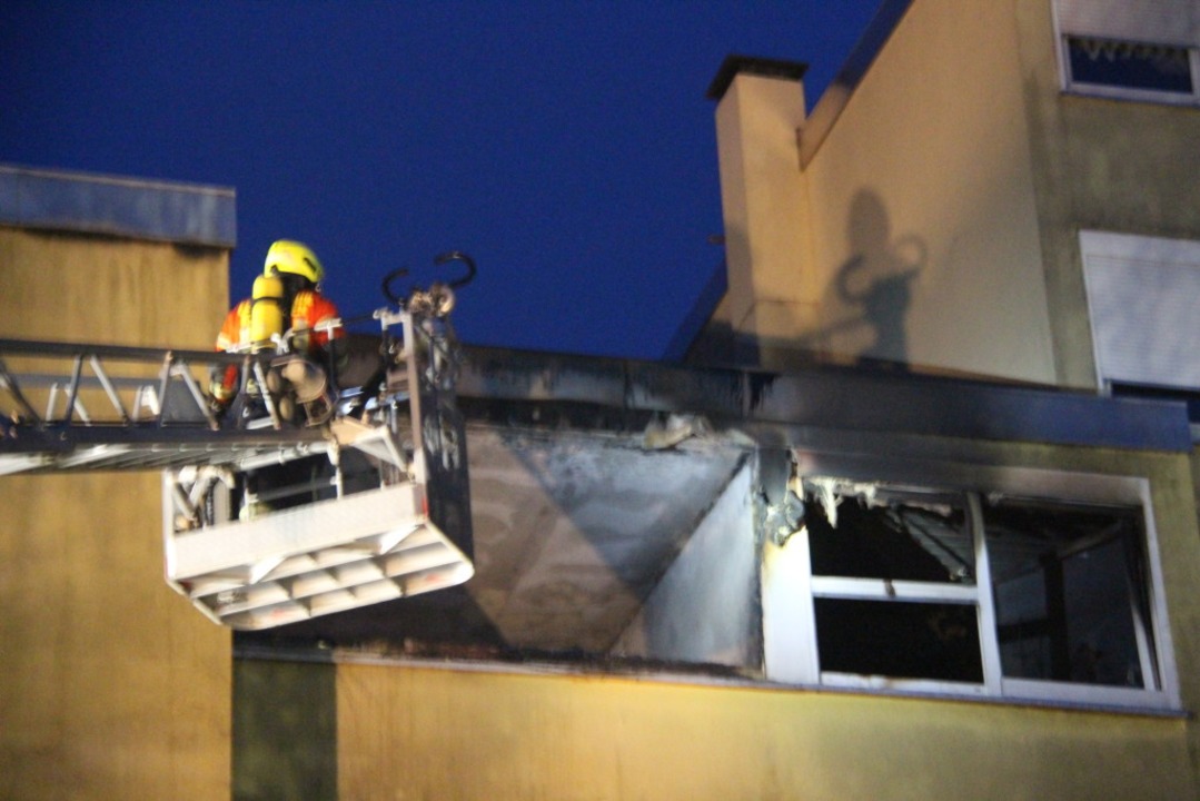 Groeinsatz der Retter in Umkirch.  | Foto: Horst David