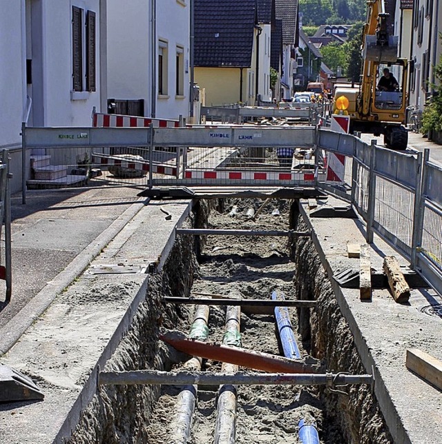 Der  Ausbau der Fernwrme in Ringsheim...rae &#8211; soll weiter vorankommen.   | Foto: adelbert Mutz