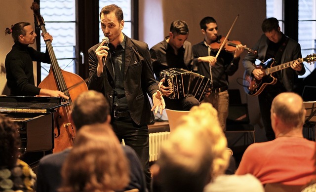 Begeisterten das Publikum im Stubenhau...e argentinische Tango-Combo Finisterre  | Foto: Hans-Peter Mller