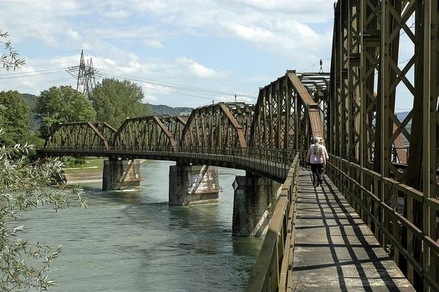 Historische Bahnbrücke wird saniert