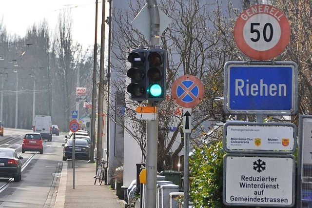 Die Lrracherstrae verzeichnet wenige...overkehr aus Deutschland (Archivbild).  | Foto: Daniel Gramespacher