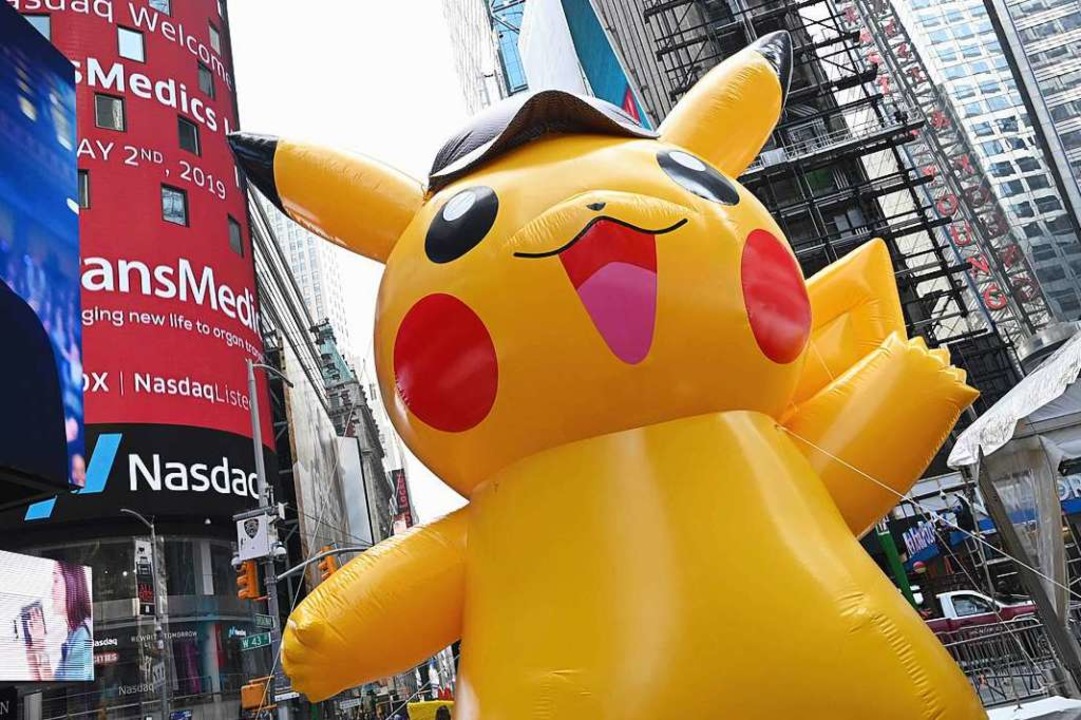 In dem Film Detective Pikachu dreht es... Pokémon und seinen Job als Ermittler.  | Foto: AFP